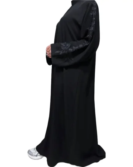 Midnight Bloom Abaya